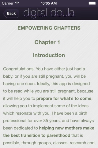 Digital Doula® 2.0 screenshot 2