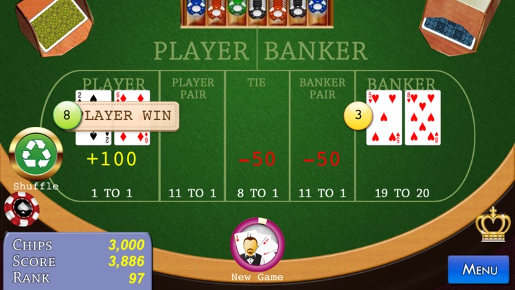 Classic Baccarat Poker screenshot-3