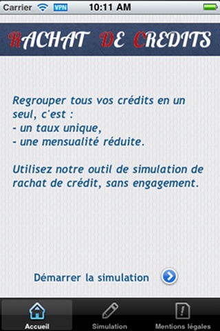 Rachat de Crédits screenshot 2