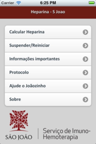 Protocolo da Heparina screenshot 2