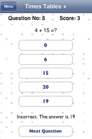 Times Tables Plus screenshot 2