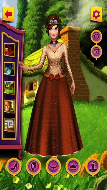 Cinderella Makeover – high fashion fairy tale free game for Girls Kids teens screenshot-3