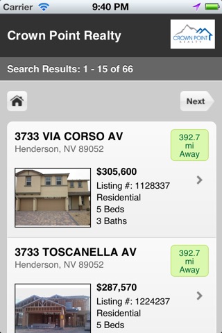 Las Vegas Home Search screenshot 3