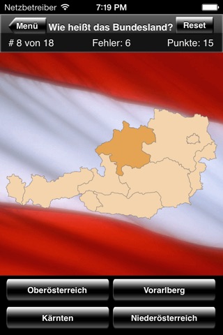 Austria Map Quiz screenshot 3