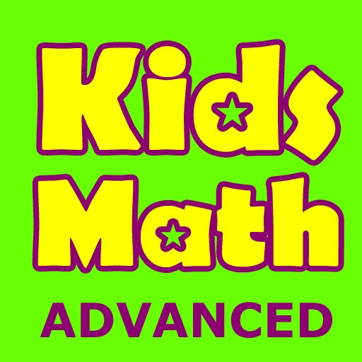 Kids Math Advanced - Grade School Multiplication Division Skills Games icon