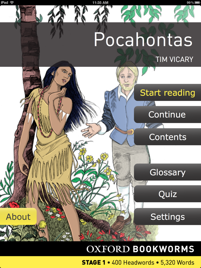 Pocahontas: Oxford Bookworms Stage 1 Rea