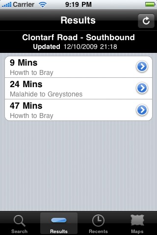 DART Times screenshot 2