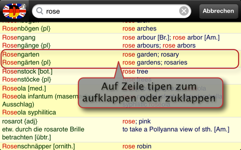 M's Dictionary - German English - Lite screenshot 3
