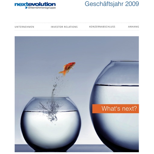 nextevolution - Geschäftsjahr 09