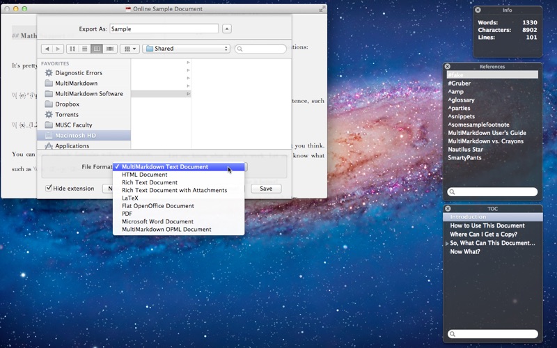MultiMarkdown Composer 2 thumbnail 2