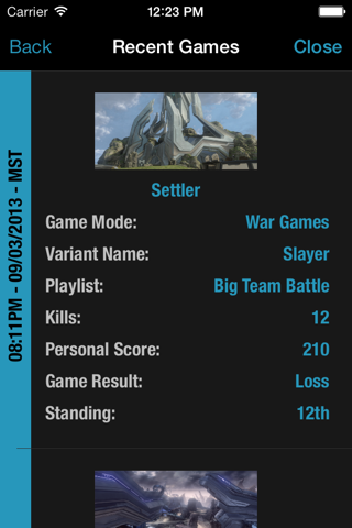Infinity: Stat Tracker for Halo 4 screenshot 4