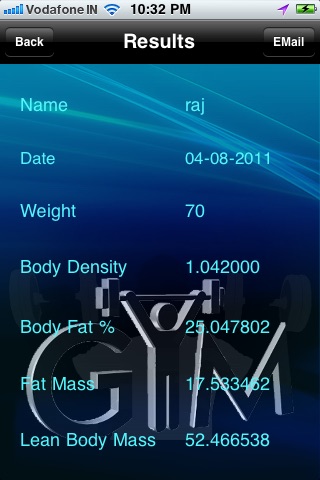 Find Bodyfat % -  Professional Calculator screenshot 4