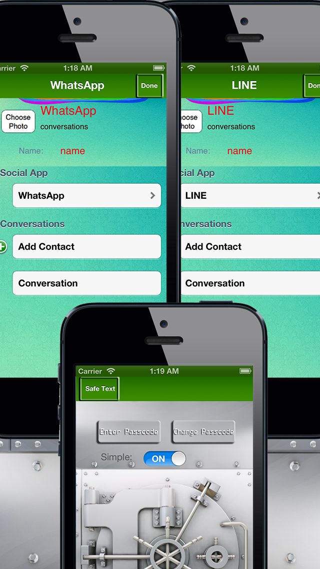 SafeText for WhatsApp,LINE,Viber,Wechat,Skype Screenshot 2