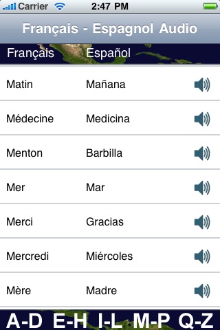 Français - Espagnol Audio Traduction screenshot 4