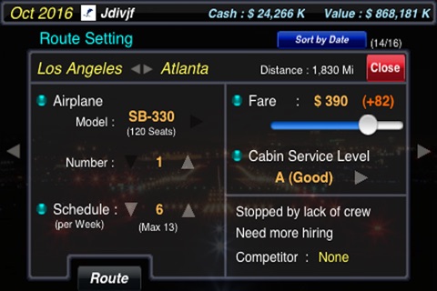 AirTycoon - Airline Management screenshot 4