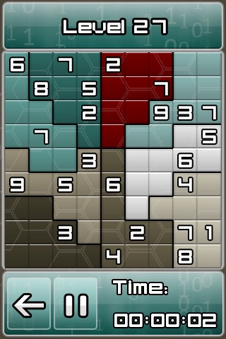 Jigsaw Sudoku screenshot 3