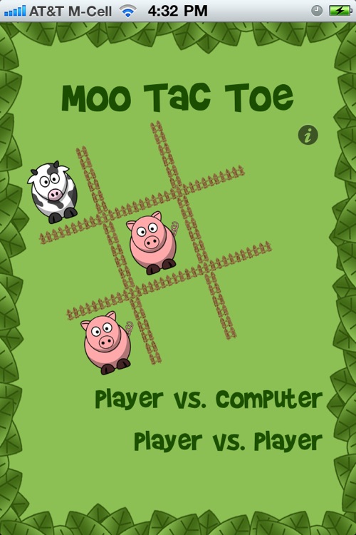 Moo Tac Toe - Animal Tic Tac Toe for Kids!