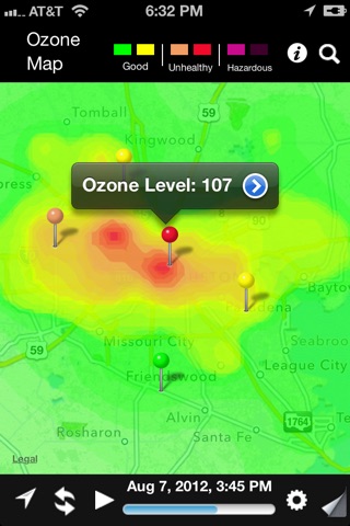 OzoneMap screenshot 2