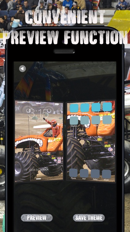 Monster Truck Wallpaper - Put Monster Truck Backgrounds Like Bigfoot or Grave Digger as Your Theme Pic for iPhone