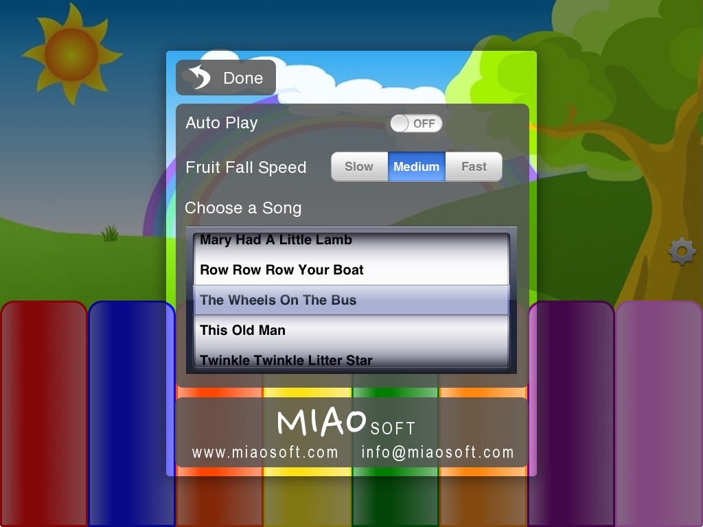 Kids Fruit Piano for iPad Lite screenshot 3