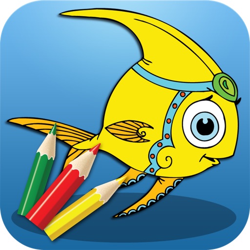 Aquatic Life Coloring Book icon