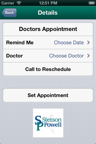 Stetson Powell Orthopedics screenshot 2