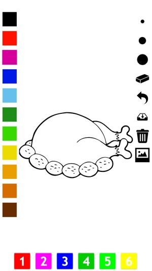 Thanksgiving Coloring Book ： 圖畫書 感恩節為兒童(圖2)-速報App