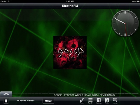 ElectricFM iPad Edition screenshot 2