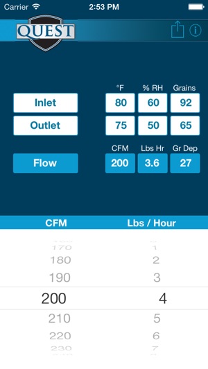 Quest Psychrometric Calculator(圖2)-速報App