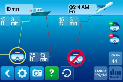 DiveMax NITROX Dive Planner screenshot 3