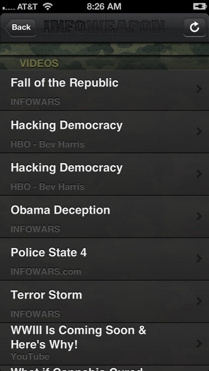 InfoWeapon