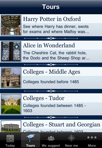 Oxford University: The Official Guide app screenshot 2