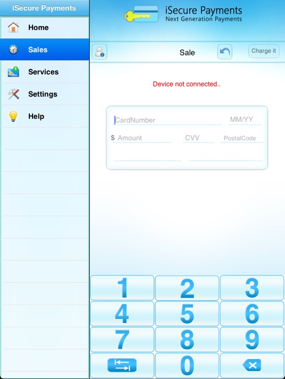 iSecure Payments iPadVersion