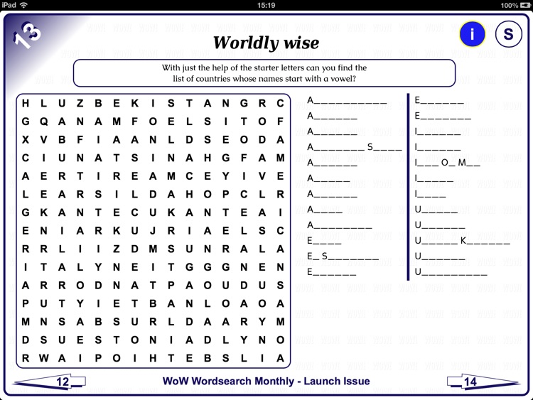 WoW Wordsearch Monthly screenshot-3