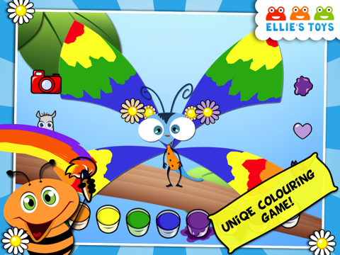 הכנפיים של אלי - משחק צביעה מצחיק לילדים screenshot 4