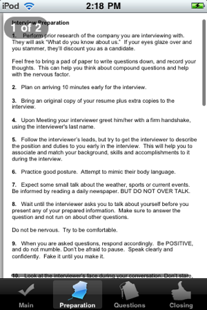 Job Interview Cheat Sheet(圖4)-速報App