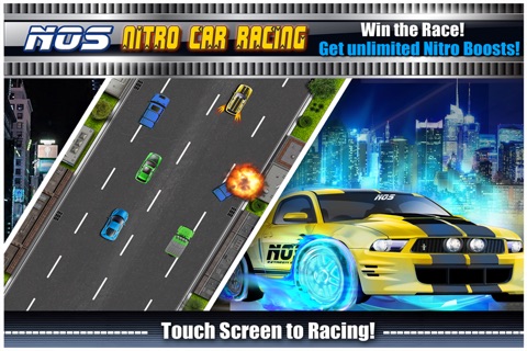 NOS for Airborne Speed FREE - Nitro Muscle Car infinite Race game screenshot 2