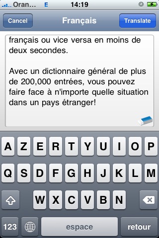 systran pour iphone