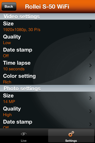 Rollei S-50 WiFi screenshot 3