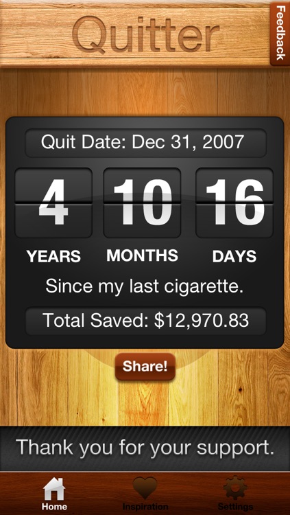 Quitter