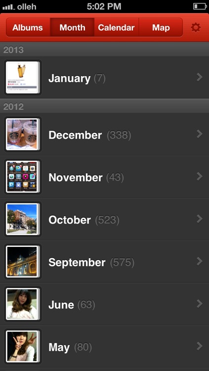 PhotoCal - Sorting photos by date