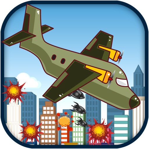 Evil Nuke Bomber Plane - Epic City Building Destroyer FREE by Happy Elephant Icon