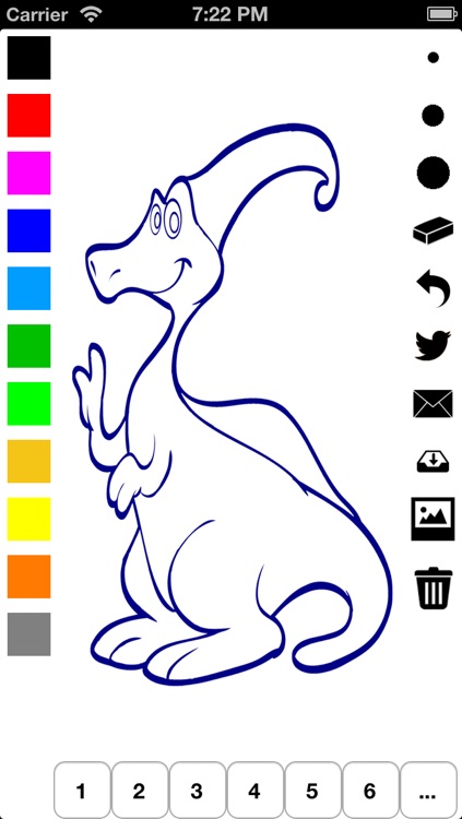Coloring Book for Children: Learn to color and draw dinosaurs