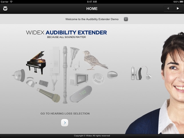 Widex Audibility Extender