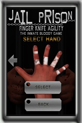 Jail Prison Finger Knife agility : The inmate bloody game - Free Edition screenshot 3
