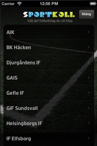 Sportkoll Fotboll screenshot 3