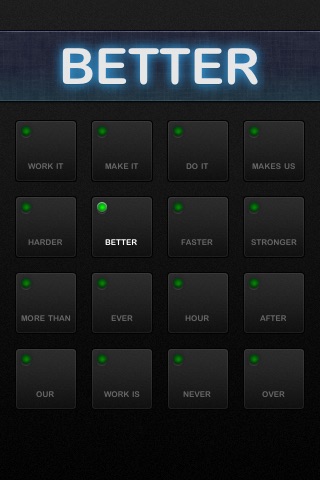 Harder Better Faster Stronger