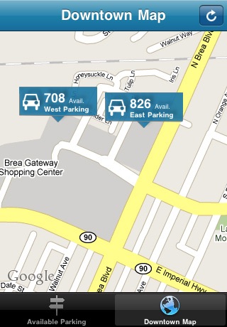 Brea Downtown Parking screenshot 2