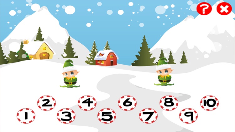 Christmas counting game for children: Learn to count the numbers 1-10 with Santa for Christmas screenshot-4