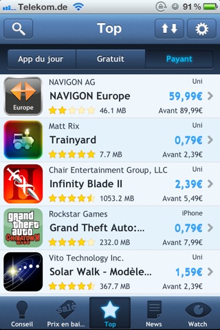 AppTicker Push screenshot 3